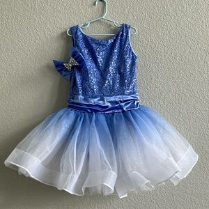 Gorgeous Blue/White Ballet Costume
